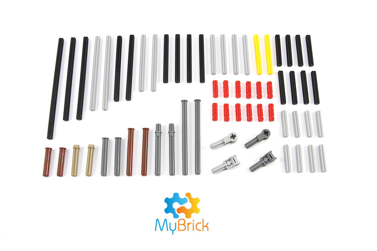 Lego Genuine Technic Axles Small 63x Pack Sizes 2L 12L Free Postage 4250617118247 eBay