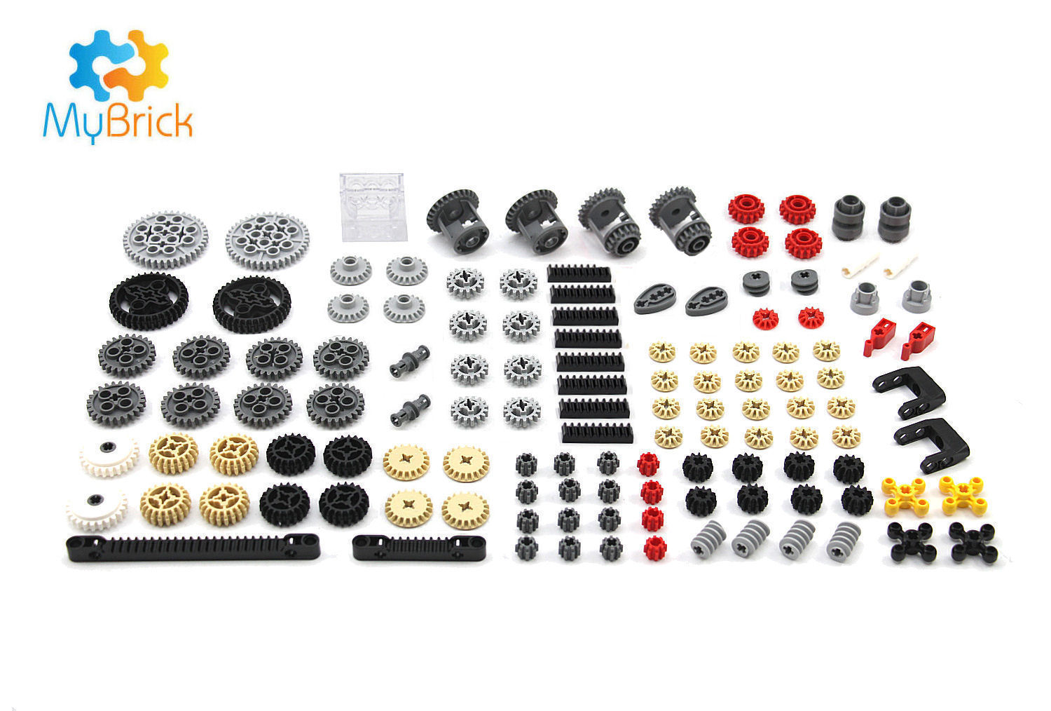 Lego Genuine Technic 77 piece Gear and Clutch Pack Medium Free